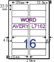 (#43) L3499 (16格) A4三用電腦標籤20